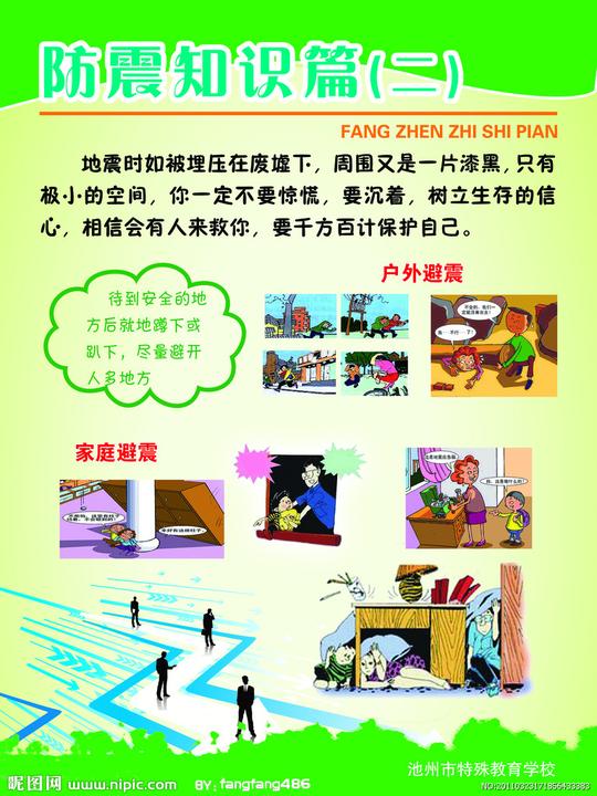 防地震图片