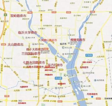 临沂市兰田夜市在哪里啊