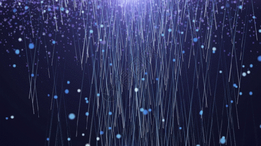 唯美大气粒子流星gif图片下载