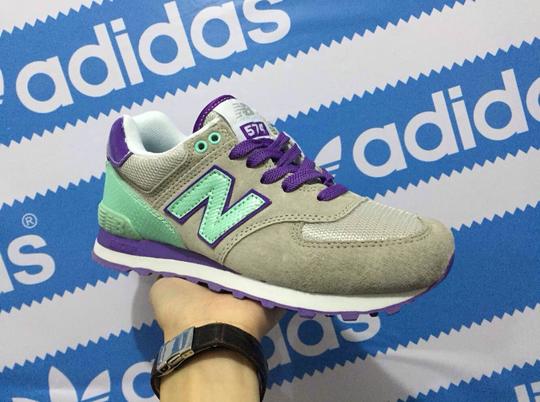 nb,nike,aj运动鞋专卖店,【新百伦】574小蛮腰猪巴革紫灰女神配色
