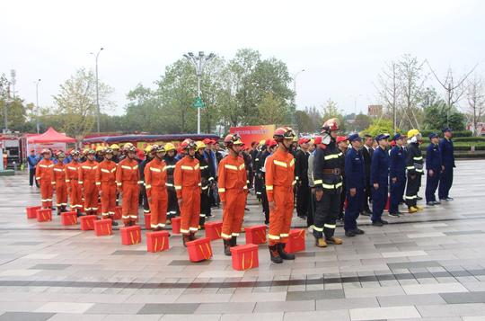 温州瓯海区政府采购80余万消防器材装备赠送社区企业微型消防站