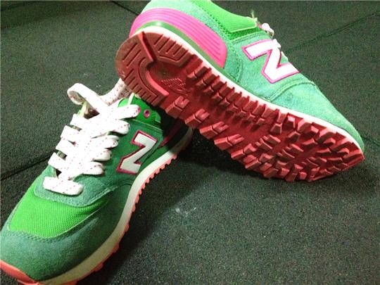 nbnewbalance新百伦574杨幂同款绿色女款运动