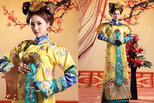 清朝格格装/皇后妃嫔旗装/福晋服装/影视剧拍摄古装宫