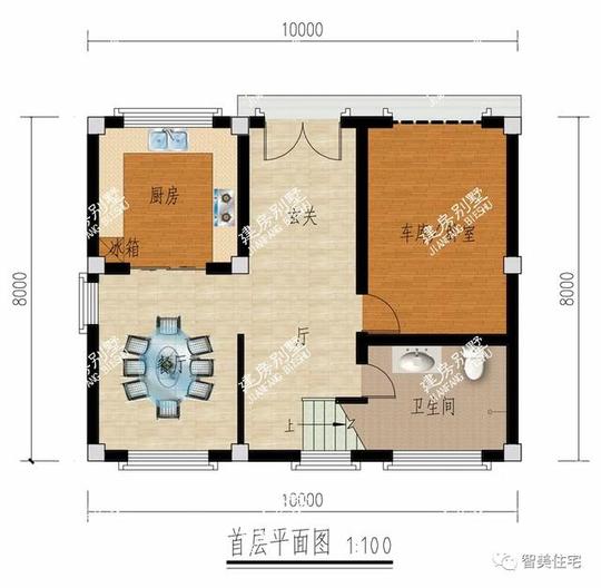 2栋宽10米的四层别墅,第一栋带商铺,老家房子也能赚钱