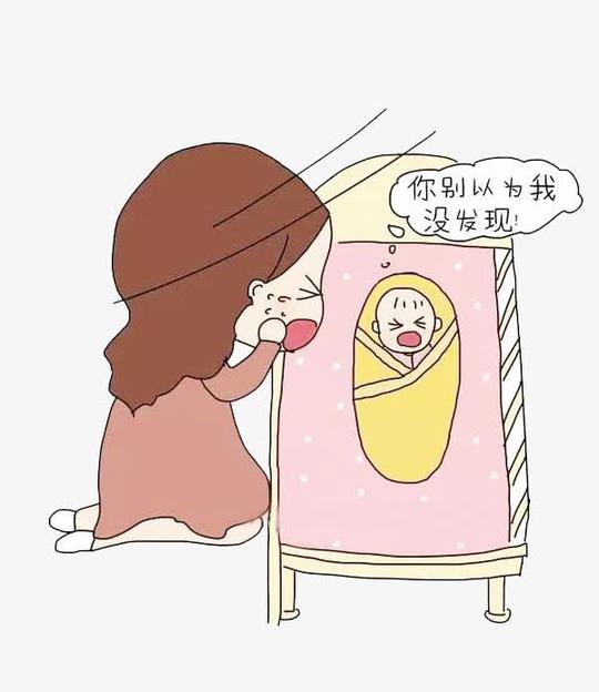 宝妈要宝宝睡觉图片素材