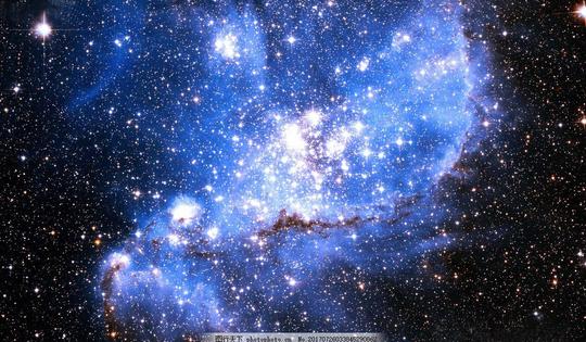 美丽的星空夜空夜晚天空星星图片素材