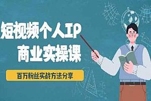 短视频个人ip商业实操课，百万粉丝实战方法分享，小白也能实现流量变现正文概述