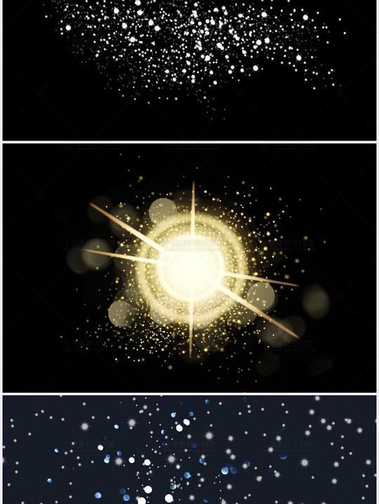 精灵仙子魔法闪光效粒子心形特效星光斑摄影后期溶图背景设计素材
