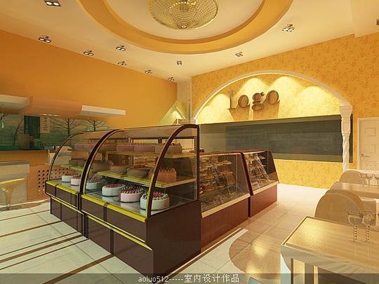 奶茶蛋糕店装修设计(创业资金不多请见谅)