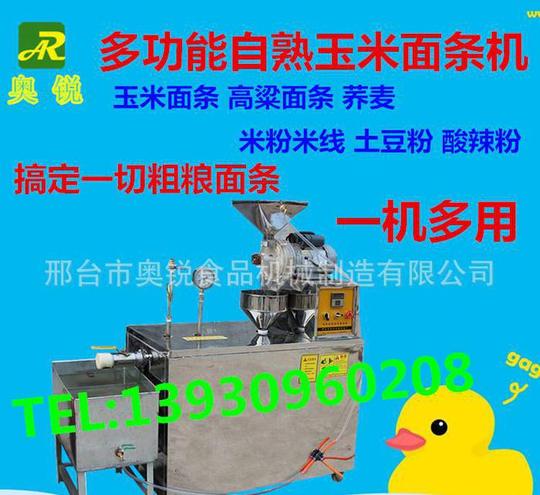 创业项目一步成型米粉机玉米杂粮面条机自熟