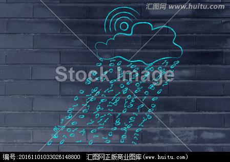 wi-fi太阳云计算与二进制代码雨