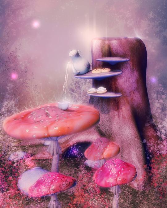 梦幻粉色唯美背景素材