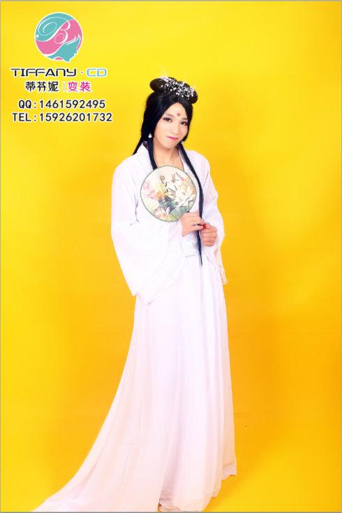 变装cdts反串摄影武汉变装会所古装柔情仙女写真