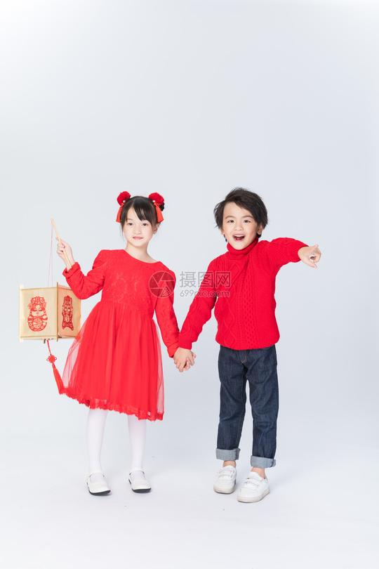 春节新年儿童人像