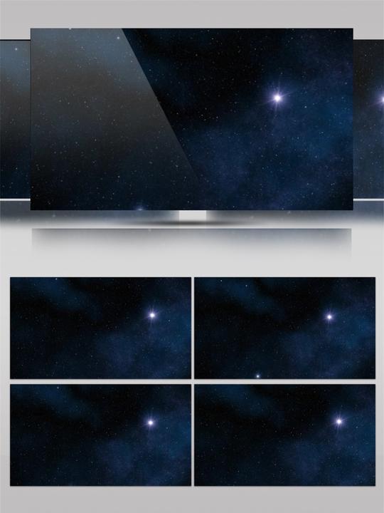 唯美星空高清视频素材