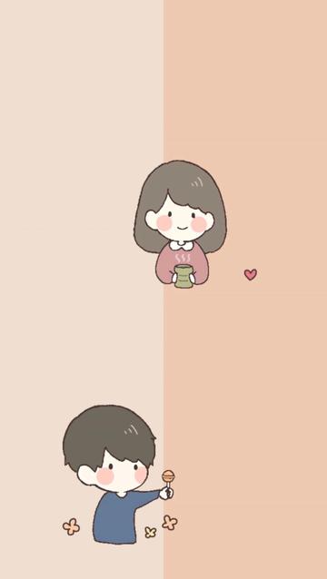 瑟瑟的情侣背景图