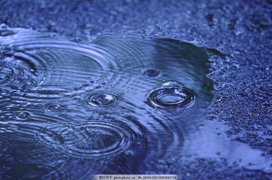 雨天地上的水纹图片素材水纹雨水雨滴雨中大雨淋雨下雨雨天