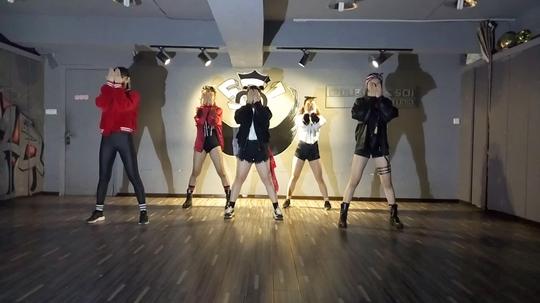 锦州doubles.501街舞工作室舞蹈练习blackpink&4minute《hate》