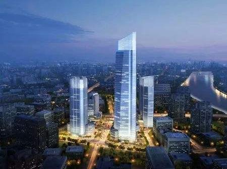 宁波绿地中心项目,规划打造成集甲级写字楼,大型品牌商业于一体的