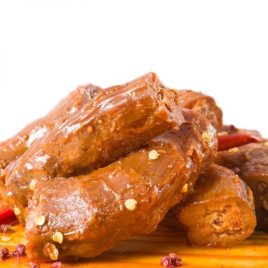 绝味湖南特产黑鸭甜辣鸭脖200g卤味肉干肉脯办公室休闲零食熟食(新