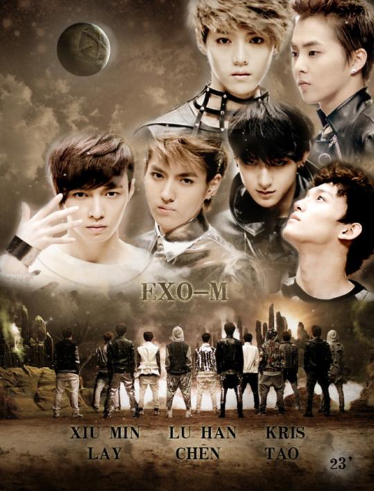 新生偶像团体~~~exo-m!