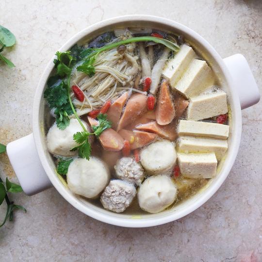 菌菇丸子汤