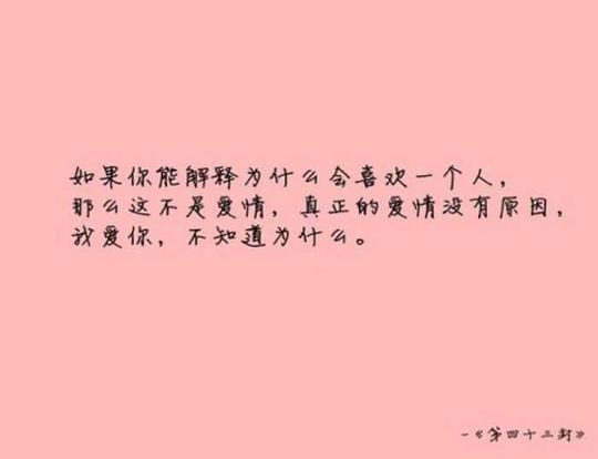 总有一些文字图片适合一个人的午后安静静