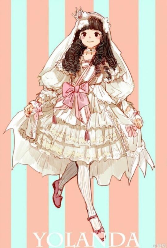 {花嫁系lolita}#素材