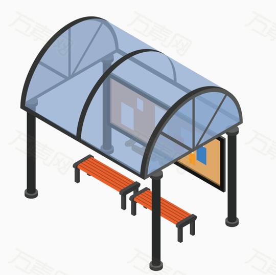 公交车站牌万素网提供公交车站牌png设计素材,背景