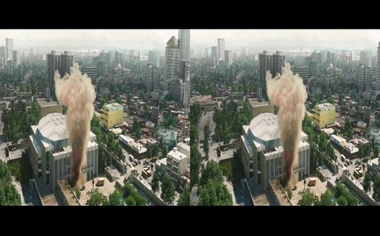 [平行眼]美国队长3集市超燃战斗片段3d效果演示[3d左右][裸眼3d][3dvr]