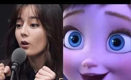 迪丽热巴全英语配音冰雪奇缘神还原萌翻众人