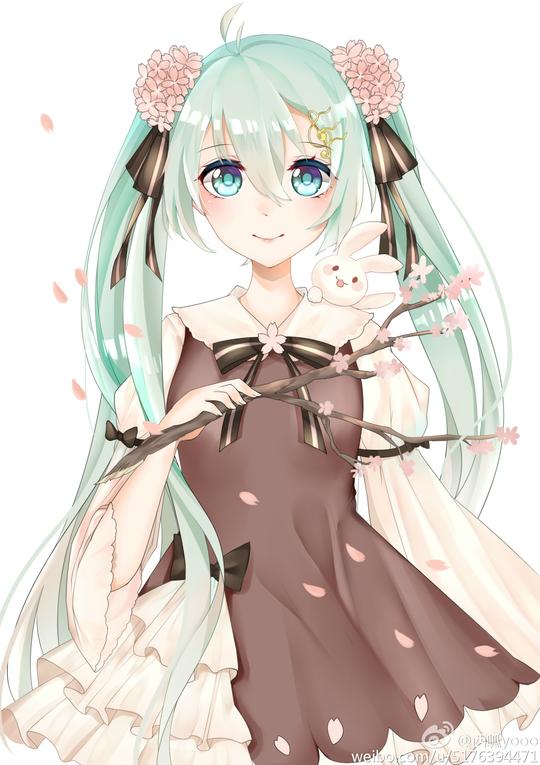 画了张miku#初音未来##miku#orz这张稿子我拖了几天要死