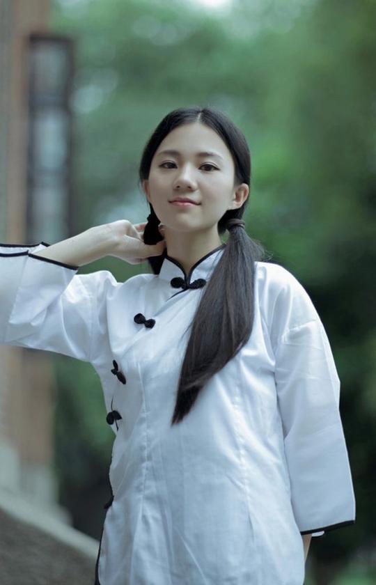 短发美女文艺清新森女范海边写真优优美图采集到民国风格双马尾清纯