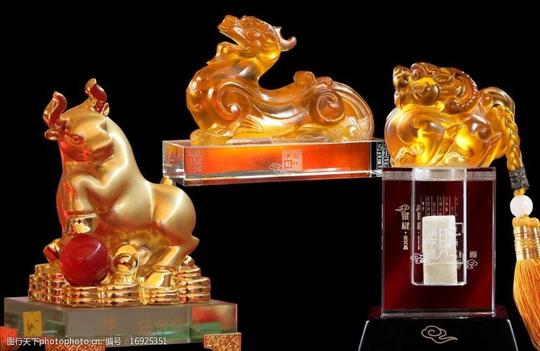 后期素材琉璃工艺品图片