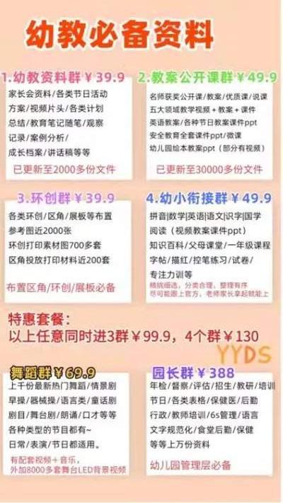 小红书抖音操作幼教资料一单十几块可月入上万元插图