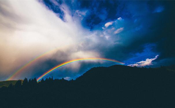 八,一年级描写彩虹的优美句子?