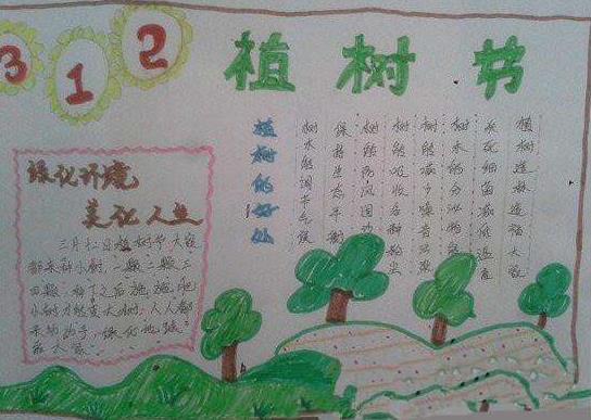 植树节手抄报模板内容大全