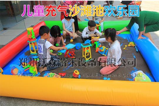 儿童充气沙滩池是江西赣州赶庙会挣钱途径