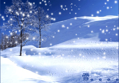 动态飘雪的壁纸