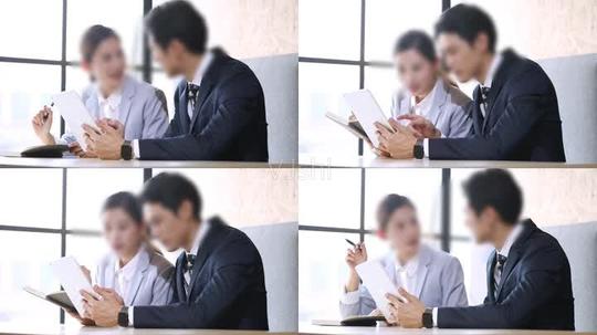 商务交谈视频素材