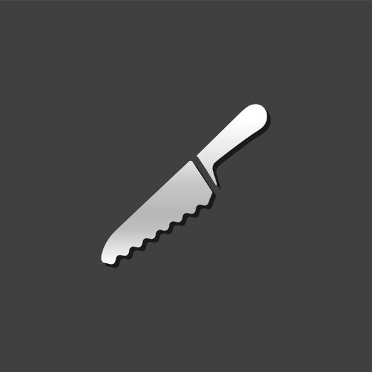 metallicicon-breadknife图片设计素材