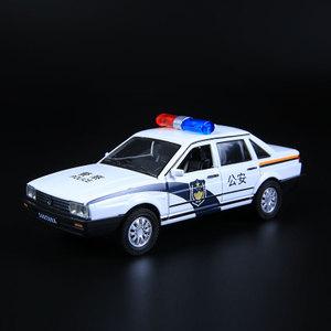 合金车模警车110儿童玩具车