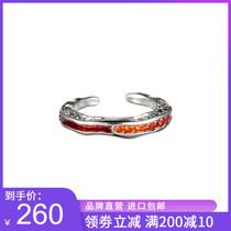 初印oinicio我系列小众设计感开口戒指s925银镀白金耳夹明星同款