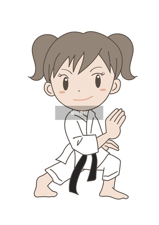 空手道形象·女孩1