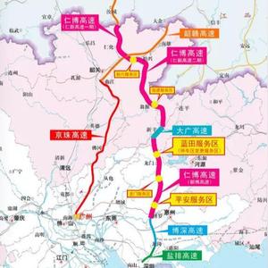 广东深圳境内的环线高速公路