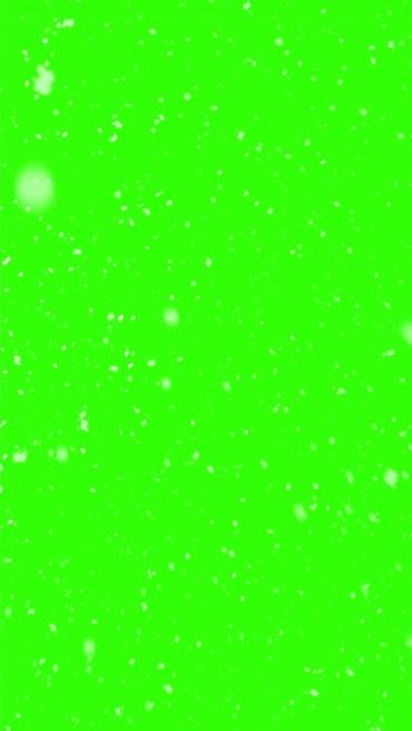 3d雪花控雪悬停绿屏抠像特效视频素材02