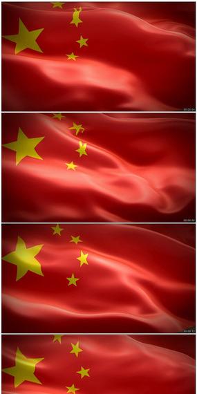 五星红旗飘飘动态视频素材后期编辑素材下载