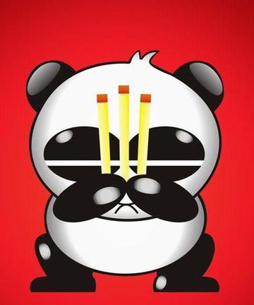 熊猫烧香表情包 一路好走