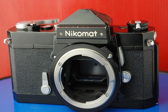 nikon钢铁战士----尼康ft玛特全机械胶片单反机身黑色马特nikomat