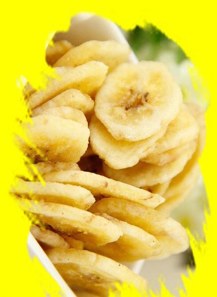 黄色香蕉片图片